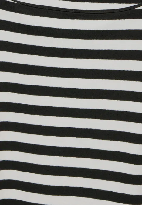 Gestreiftes Shirt Black