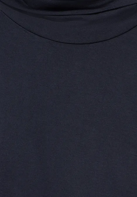 Rollkragen-Shirt night sky blue