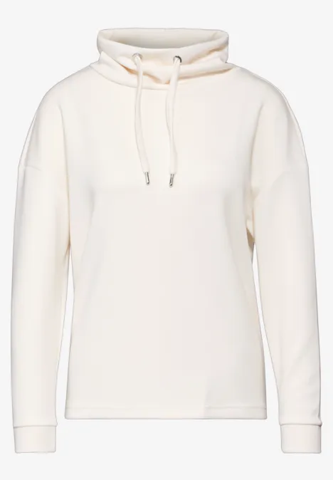Shirt im Silk Look lucid white
