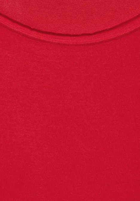 Langarmshirt mandarin red