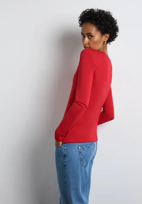 Langarmshirt Carreé mandarin red Langarmshirt Carreé mandarin red
