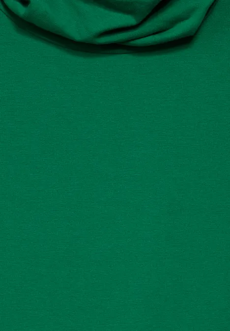 Shirt mit Rollkragen clover green