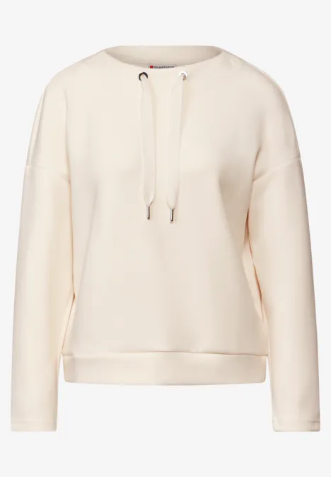 Chemise en soie lucid white