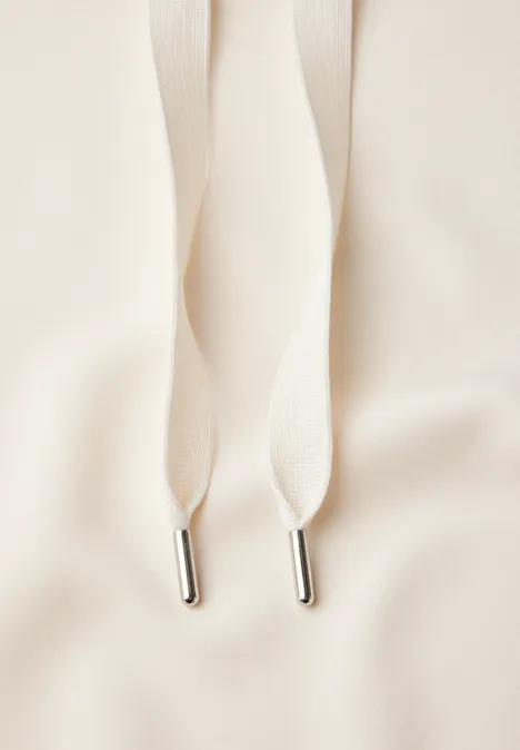 Chemise en soie lucid white