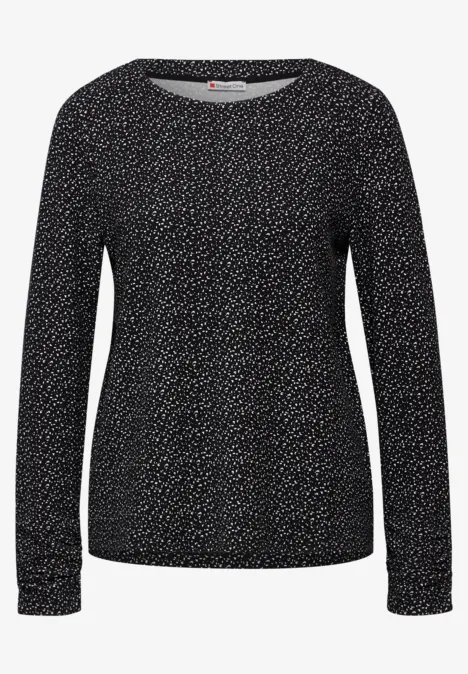 Bedrucktes Ottoman Shirt Black