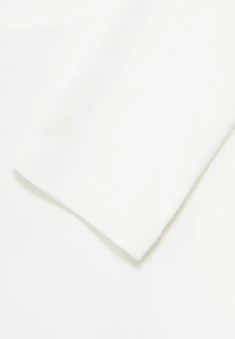 Shirt mit U-Boot-Ausschnitt off white
