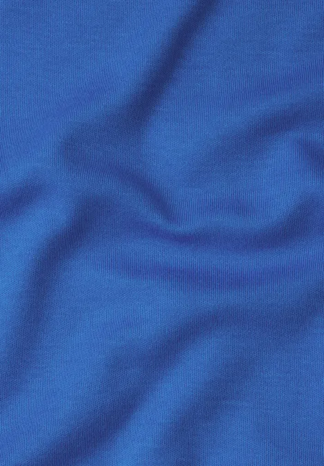 Basic Langarmshirt odyssey blue