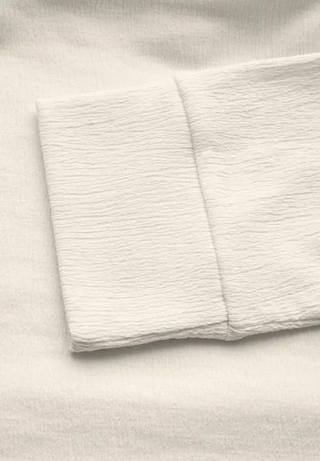 Strukturshirt lucid white
