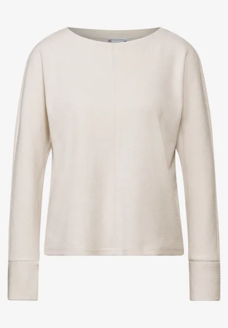 Langarmshirt lucid white