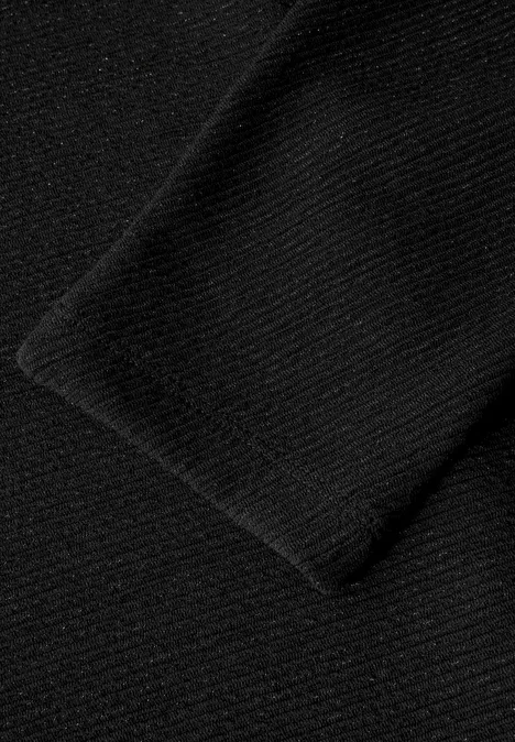 Shirt mit feiner Struktur Black