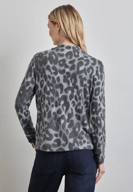 Bedrucktes Shirt echo grey