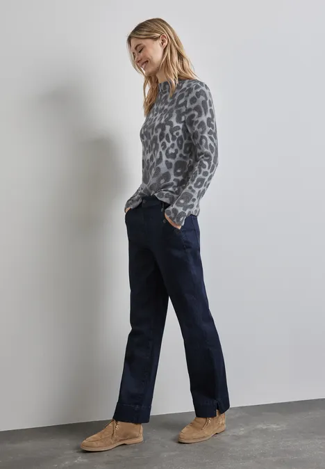 Bedrucktes Shirt echo grey