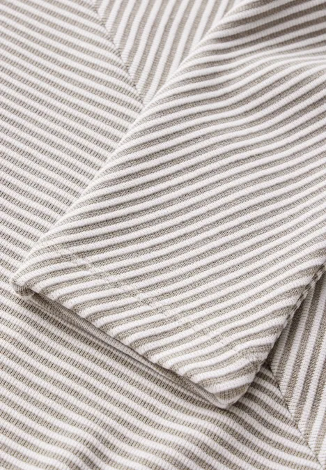 Shirt mit Diagonalstruktur breezy beige mel.