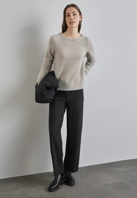 Shirt mit Glitzerdetails breezy beige