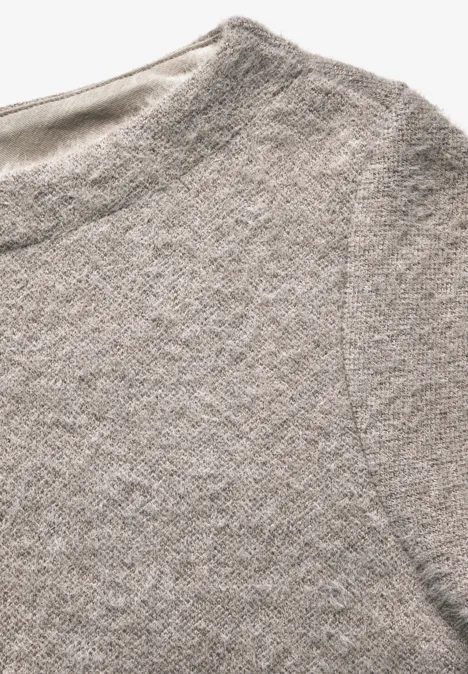 Shirt mit Glitzerdetails breezy beige