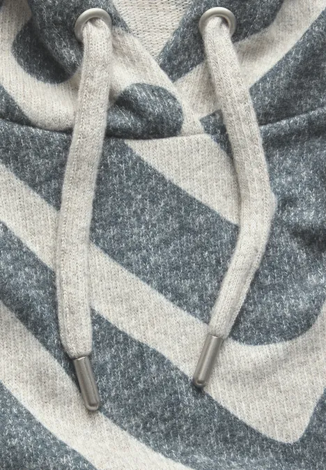 Gemustertes Hoodie-Shirt cool vintage green
