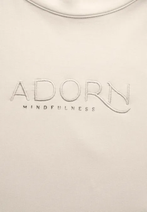 T-shirt avec inscription lucid white