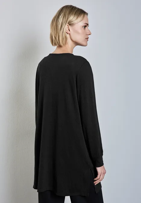 Lange Jacke Black