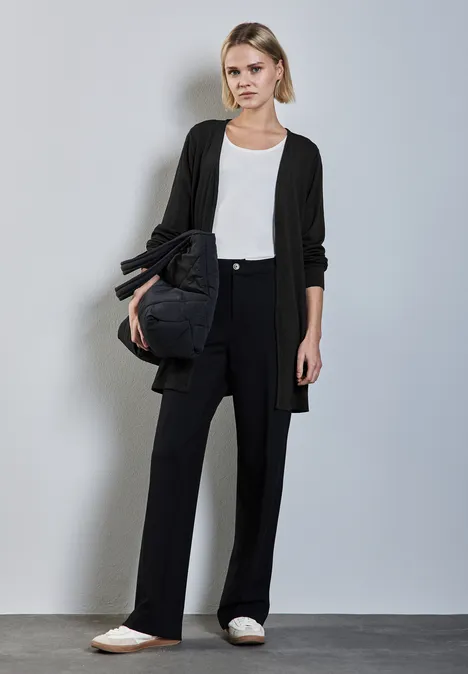 Lange Jacke Black