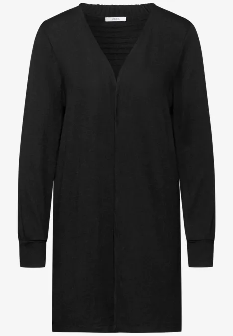 Lange Jacke Black