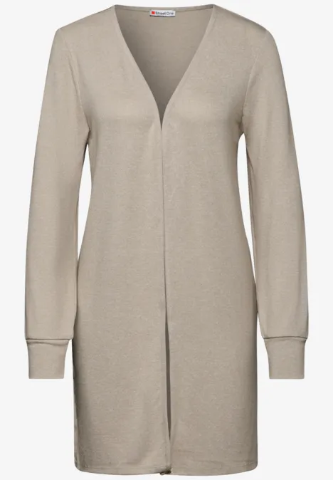 Lange Jacke breezy beige mel.