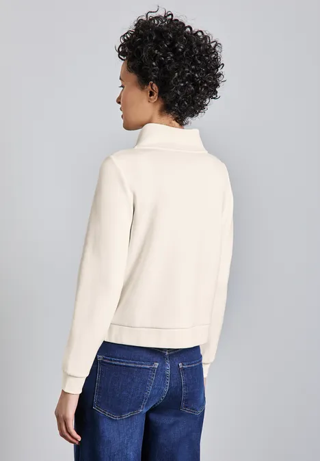 Veste de sweat légère lucid white