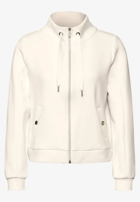 Veste de sweat légère lucid white