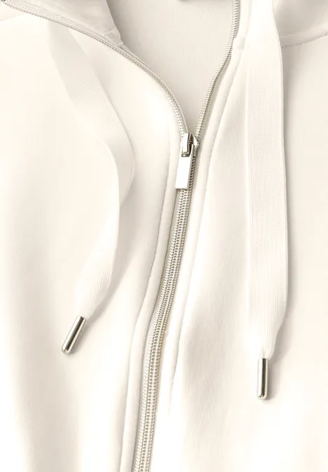 Veste de sweat légère lucid white