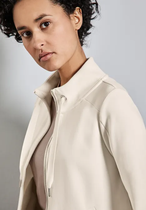 Veste de sweat légère lucid white