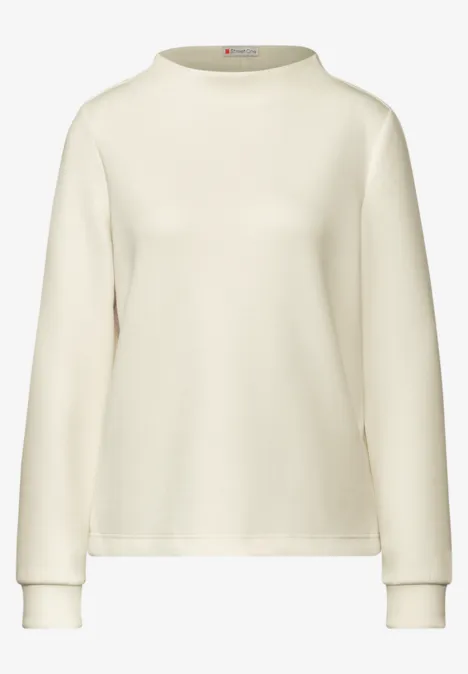 Silk-Look Shirt lucid white