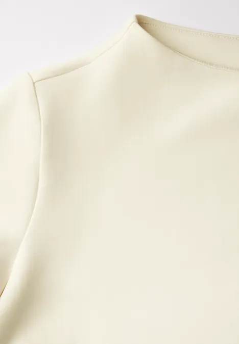 Silk-Look Shirt lucid white