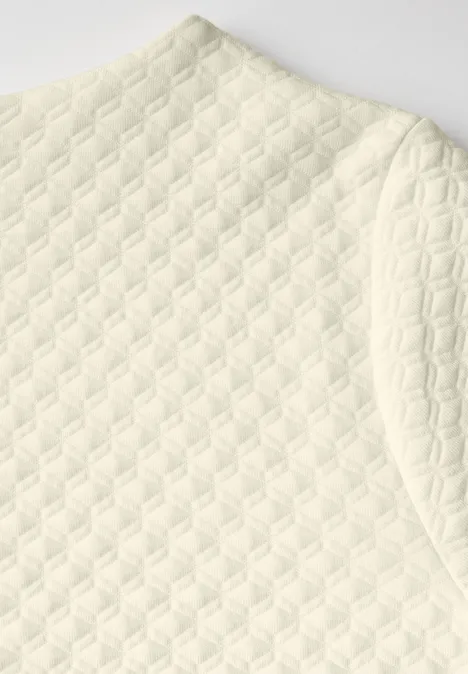 Strukturshirt lucid white
