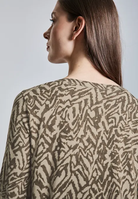 Bedrucktes Shirt honey sand