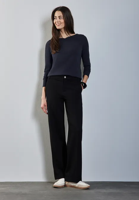 Softes Langarmshirt deep blue