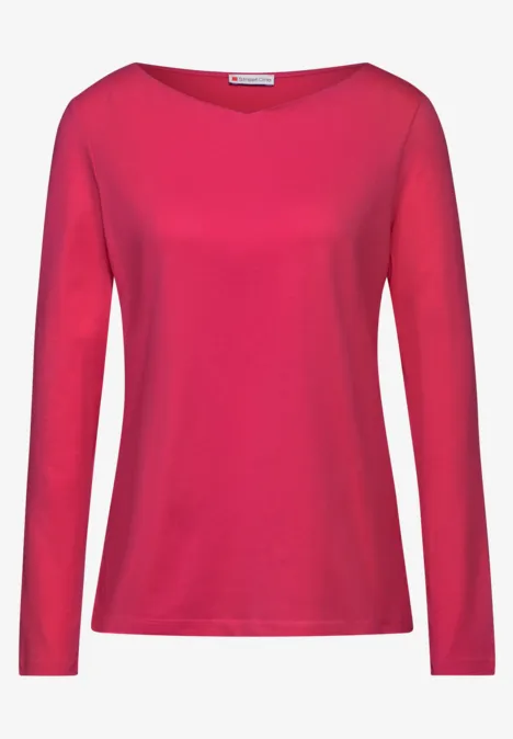 Softes Langarmshirt power berry
