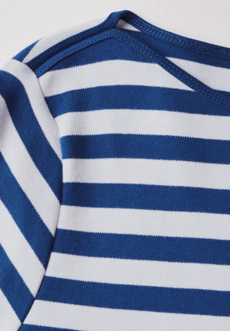 Gestreiftes Shirt dodger blue