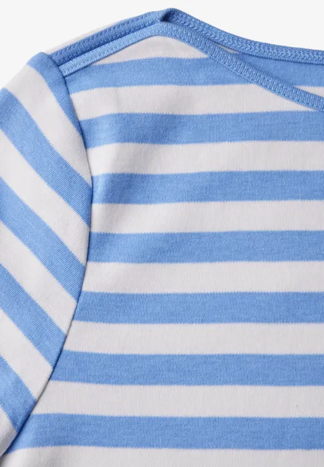 Gestreiftes Shirt columbia blue