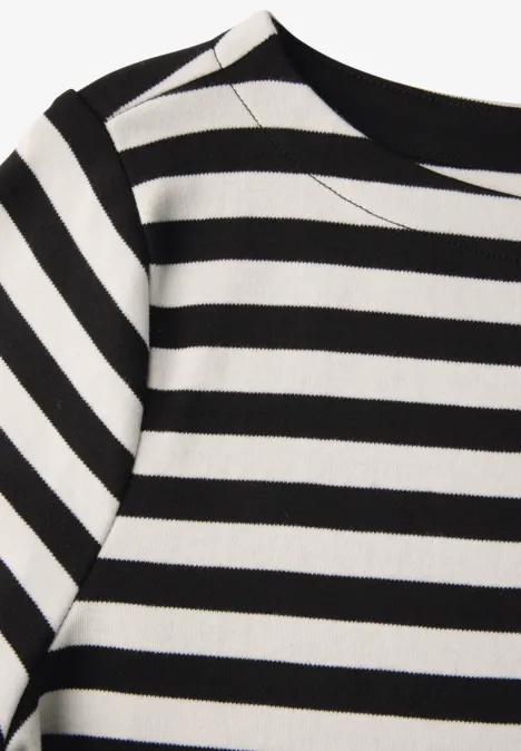 Gestreiftes Shirt Black