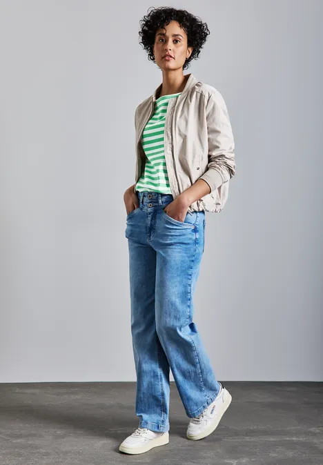 Gestreiftes Shirt tendril green Gestreiftes Shirt tendril green