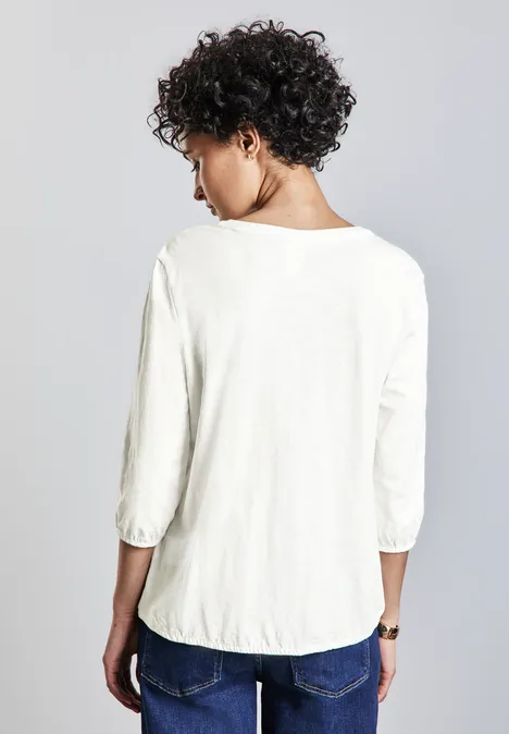 Jersey-Shirt off white