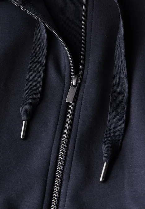 Leichte Sweatjacke deep blue
