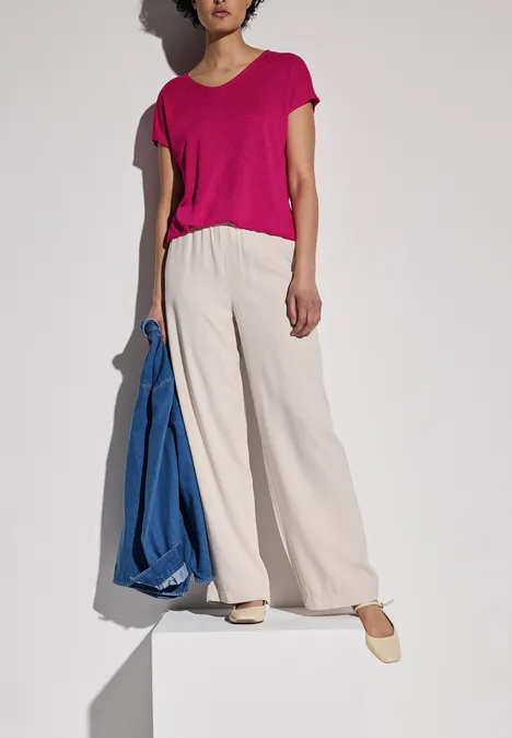 Leinen-Look Shirt juicy berry