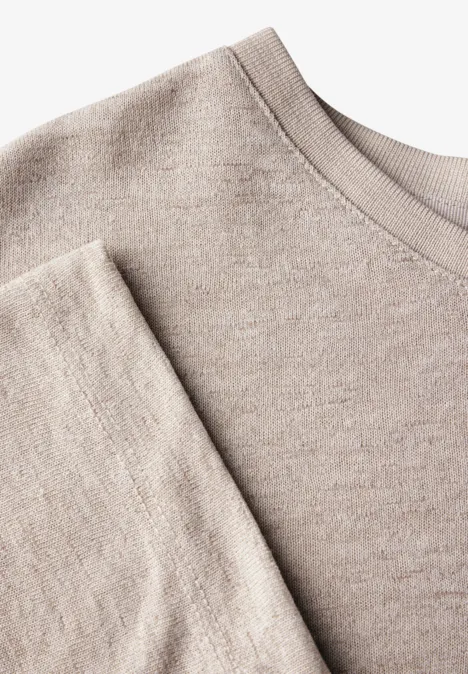 Leinen-Look Shirt moonstone sand