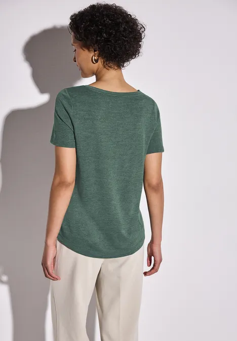 T-Shirt mit Wording garden green