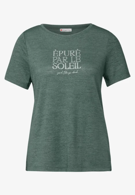 T-Shirt mit Wording garden green