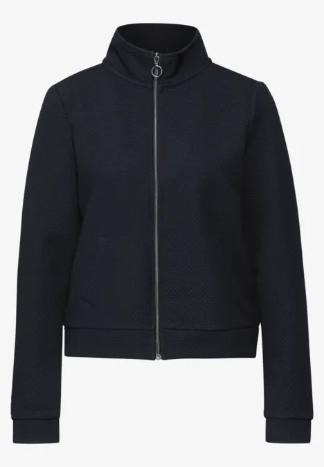 Strukturjacke deep tint blue
