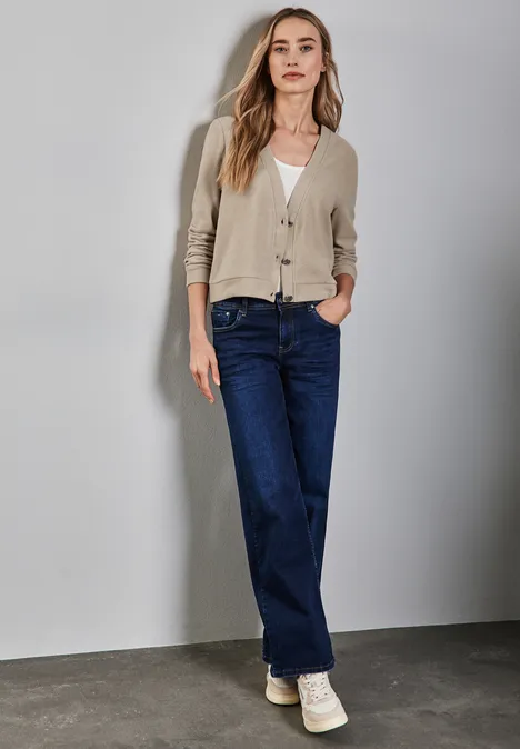 Kuschelige Jacke honey sand mel.