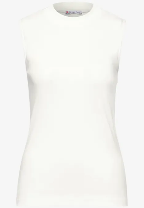 Top mit Turtleneck off white