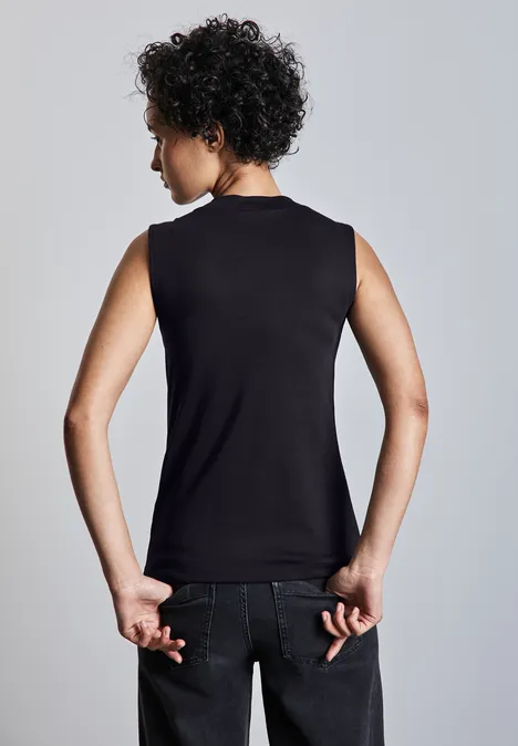 Top mit Turtleneck deep tint blue