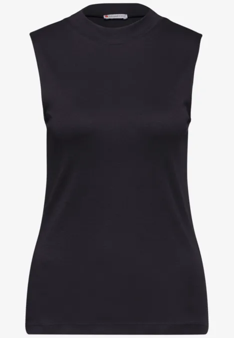 Top mit Turtleneck deep tint blue